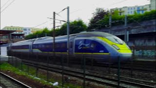 🚄 BRITISH RAIL CLASS 374 Eurostar e320 at GARGES  SARCELLES Paris [upl. by Dercy]