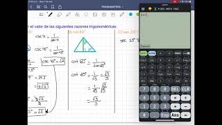 Valor de razones trigonométricas [upl. by Fortin]