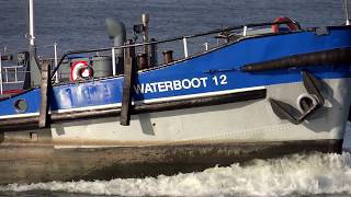 Shipspotting Waterboot 12 Rotterdam  20141101 [upl. by Yelad]