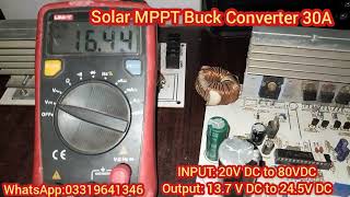 Solar MPPT Buck Converter Pic16f72 C code in MikroC hex file PCB file Available [upl. by Ailemaj227]