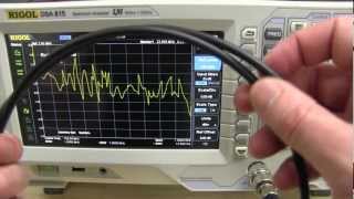 EEVblog 343  Spectrum Analyser Tracking Generator Tutorial [upl. by Ahsillek]