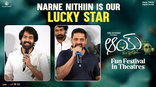 NarneNithiin is Lucky Star  BunnyVas hails Actor script selection  AAY Fun Festival In Cinemas [upl. by Ahsit]