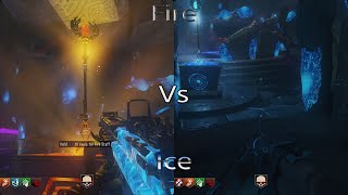 Ultimate Showdown Fire vs Ice Staff in Black Ops 3 Origins with Randoms  Which is Better 🔥❄️ [upl. by Follmer]