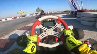 2023 Mediterranean RokCup Championship  Cemsa Karting  Race 5 Free Practice Helmet Cam [upl. by Alimac]