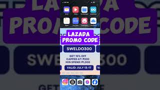 LAZADA PROMO CODE AT VOUCHERS NAPAKADALI PALANG GAMITIN [upl. by Shewchuk583]