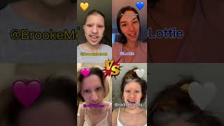 who will you choose  BrookeMonk vs Lotte vs ravvcoser vs nadinebreaty shorts tiktok viral [upl. by Souvaine735]