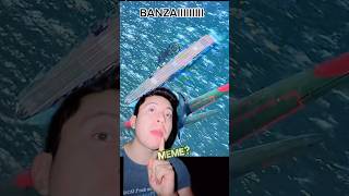 CÓMO SE CREÓ EL MEME “BANZAI”😱🤯🌚💀 short sabiasque curiosidades casos epic viral [upl. by Adnohsel614]