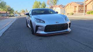 2022 Toyota GR86 Front Lip Side Skirts and Rear diffuser [upl. by Atilef]