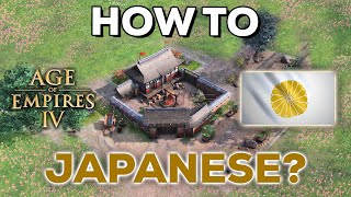 How to Play Japanese 2 TC Mass Samurai in AOE4 [upl. by Demott]