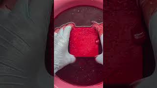 Dyeing hydrophobic vs hydrophilic chalk shortsfeed shorts gymchalkasmr fyp [upl. by Aicenav]