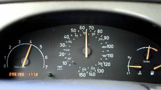 2000 Saab 93 Viggen 3rd gear pull [upl. by Atinwahs538]