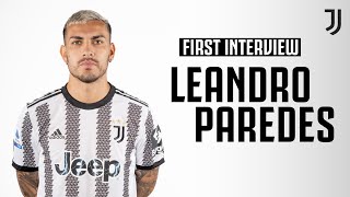 Leandro Paredes First Interview at Juventus ⚪️⚫️  WelcomeParedes [upl. by Crockett]