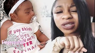 Reginae Carter cries and goes off on people for hating on her baby sister Reign [upl. by Amsirahc]