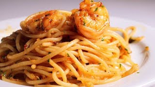 Spicy Garlic Shrimp Pasta in 20 Minutes [upl. by Airec]