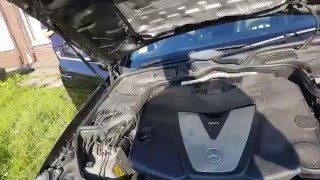 What a blown turbo sounds like Mercedes CLS 320cdi 2006 [upl. by Anierdna690]