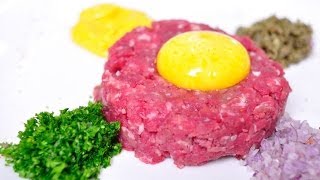 สเต็กทาร์ทาร์ Steak Tartare [upl. by Llehcor593]