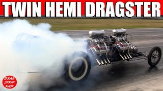 Twin Hemi Dragster Nostalgia Drag Racing [upl. by Argyres967]