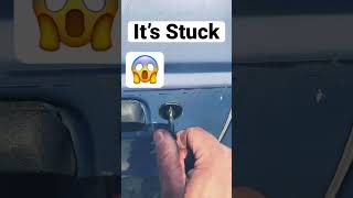 Stuck car door lock hack Shorts￼ [upl. by Clarie]