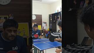 Para Table Tennis Practice with My Wife  Para Table Tennis Training  Anantha Rao Athlete viral [upl. by Murielle830]