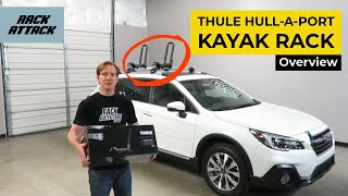 Thule 848 HullaPort XT J Style Vertical Kayak Carrier Overview [upl. by Burford504]