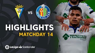 Highlights Cádiz CF vs Getafe 02 [upl. by Boleyn]