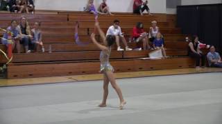 Nola Empringham Level 5 Hoop Routine Rhythmic Gymnastics  Region 1 Champion [upl. by Luann734]