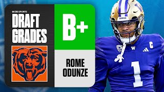 2024 NFL Draft Grades Bears select Rome Odunze No 9 overall  CBS Sports [upl. by Rebmetpes]