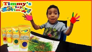 WASHABLE FINGERPAINT for KIDS Gouache au doigt lavable [upl. by Ximenez]