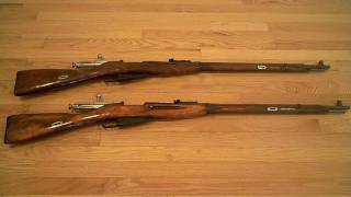 Russian Mosin Nagant 9130 ExDragoon and the differences between pre and post war stocks [upl. by Fitalludba]