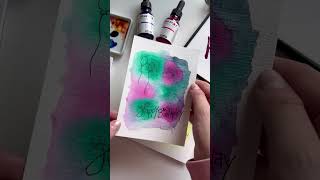 SCHMINCKE ART TIPS How to use Aqua Drop watercolour shorts ink [upl. by Mercado154]