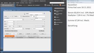 Tutorial Splittbuchung im Lexware Buchhalter 2011 [upl. by Mohorva]