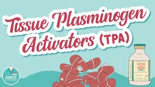 Tissue Plasminogen Activators TPAs  Thrombolytics  Pharmacology Help for Nursing Students [upl. by Elburr]