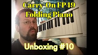 CarryOn 49Key Folding Piano  Unboxing [upl. by Eiznil]