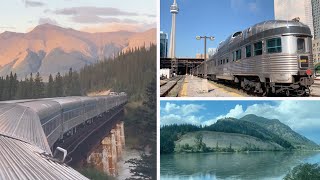 Toronto to Vancouver by train VIA Rails Canadian [upl. by Eitac]