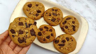 Galletas SALUDABLES de AVENA y chips de CHOCOLATE [upl. by Leunamme624]