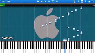 iphone ringtones on synthesia [upl. by Hareehahs58]