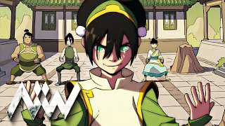 TOPH BEIFONG RAP  Invencible  Avatar la leyenda de Aang  Nerd Working Ft Loww1 [upl. by Aiekal722]