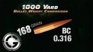 Bullet Comparison  Heavy Bullets [upl. by Ardnama]