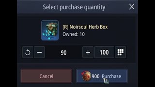 100pcs Noirsoul Herb chests 7 [upl. by Yarod110]