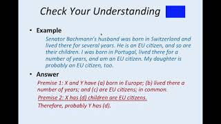 quotAn Introduction to Critical Thinkingquot Chapter 4 Some Basics of Analogical Reasoning [upl. by Eddy]