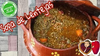 Sopa De Lentejas [upl. by Eleynad]