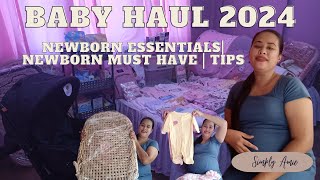 BABY HAUL 2024  BABY ESSENTIALS  NEWBORN MUST HAVE  TIPS FOR FIRST TIME MOM [upl. by Kore]