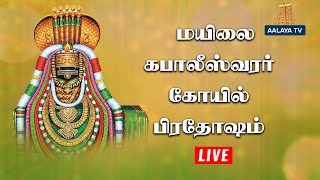 Mylapore Kapaleeswarar Temple Pradosham மயிலை கபாலீஸ்வரர் கோயில் பிரதோஷம் நேரலை  AALAYA TV [upl. by Kirwin970]