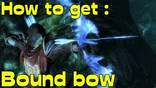 The Elder Scrolls V Skyrim  How to get the Bound Bow Spell Spell Tome Location guide [upl. by Namwob924]