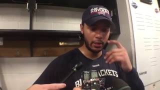 Post Game Seth Jones 11516 [upl. by Weisberg]