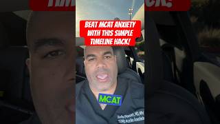 Beat MCAT Anxiety with This Simple Timeline Hack MCATtips Mcat premed testprep [upl. by Anilocin]