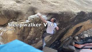 Sleepwalker V16 and others in Red Rocks 2021 [upl. by Yesnik]