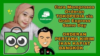 Cara Kirim Paket di TOKOPEDIA Via Grab SAME DAY Cuma Pakai HP [upl. by Laing]