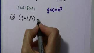 Alg II Composite Functions fgx [upl. by Malone879]