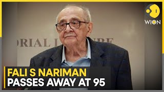 Renowned jurist Fali S Nariman passes away at the age of 95  WION [upl. by Cappella]